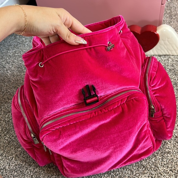Pink Velvet Free People Backpack - Picture 3 of 4